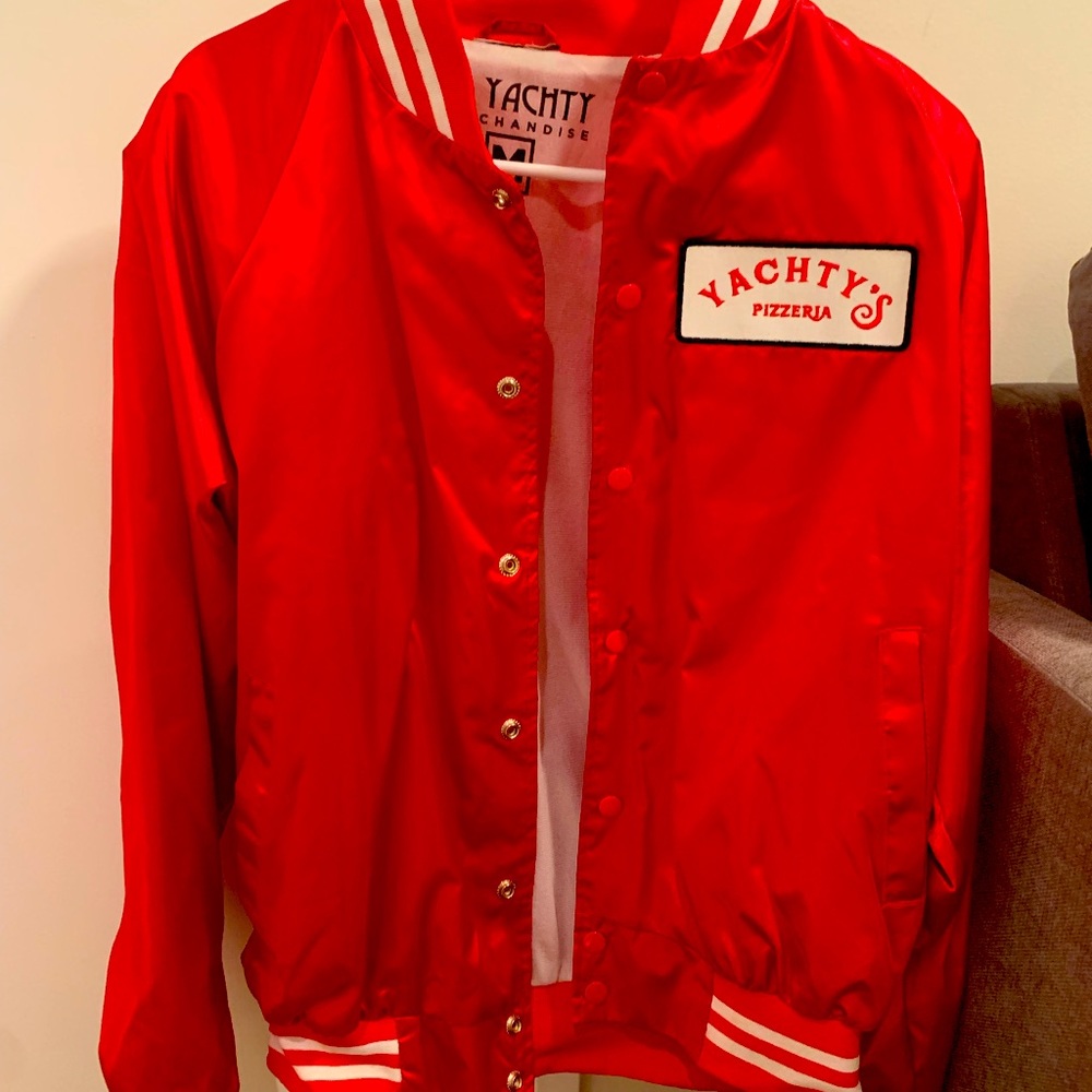 Yachty's Pizzeria Satin Bomber